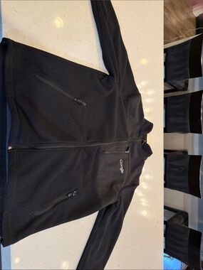 Google Men's Black Full-Zip Performance Jacket